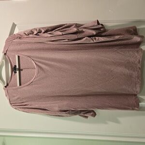 Lane Bryant 3/4 sleeve pink sparkly 💖 top size 22/24